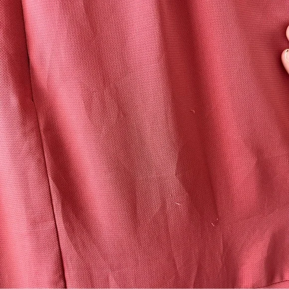 Cooper St Lovine Asymmetrical Ruffle Midi Cocktai Dress Size 10 Faded Rose - Picture 10 of 10